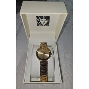 Anne Klein Genuine Diamond Collection Gold Watch